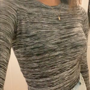 grey long sleeve